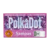 Venture into a tropical haven with Polkadot's Samoas Dark Chocolate Bar , where coconut cookies bring a sweet crunch to the rich dark chocolate embrace.